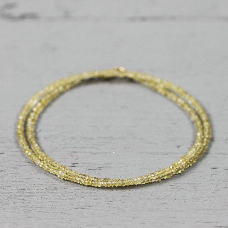 Ketting Zilver & Citrien