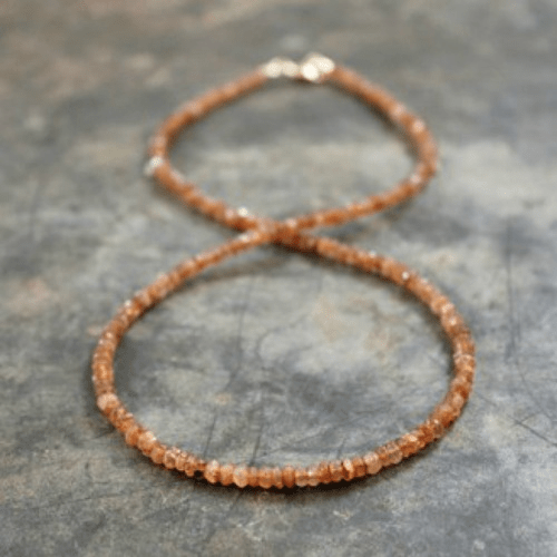 Ketting Zilver & Zandsteen