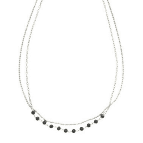 Ketting Dreams Zwarte Onyx Zilver