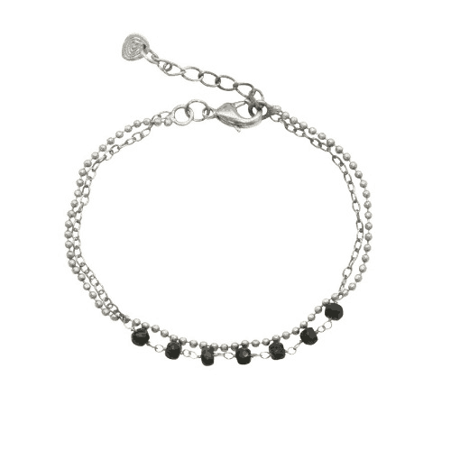 Armband Dreams Zwarte Onyx Zilver