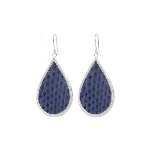 Oorbellen Little Tears of Joy Snake Blue