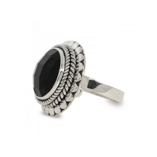 Ring Blossom Black