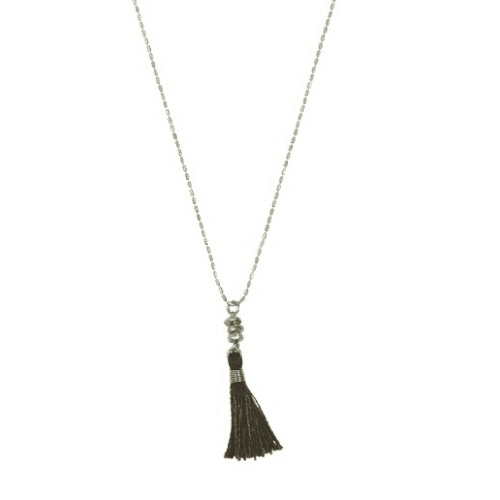 Ketting Miracle Bruin Zilver