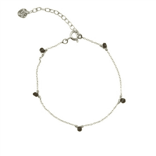 Armband True Rookkwarts Zilver