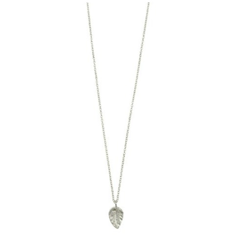 Ketting Flow Blad Zilver