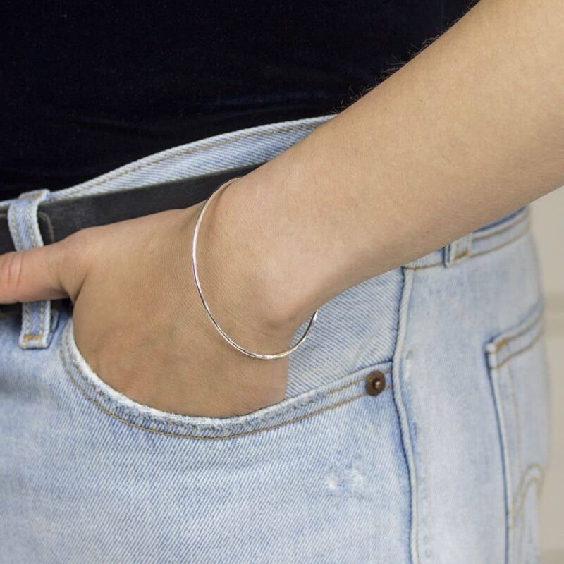 Rinkelarmband Dun Zilver - Afbeelding 2