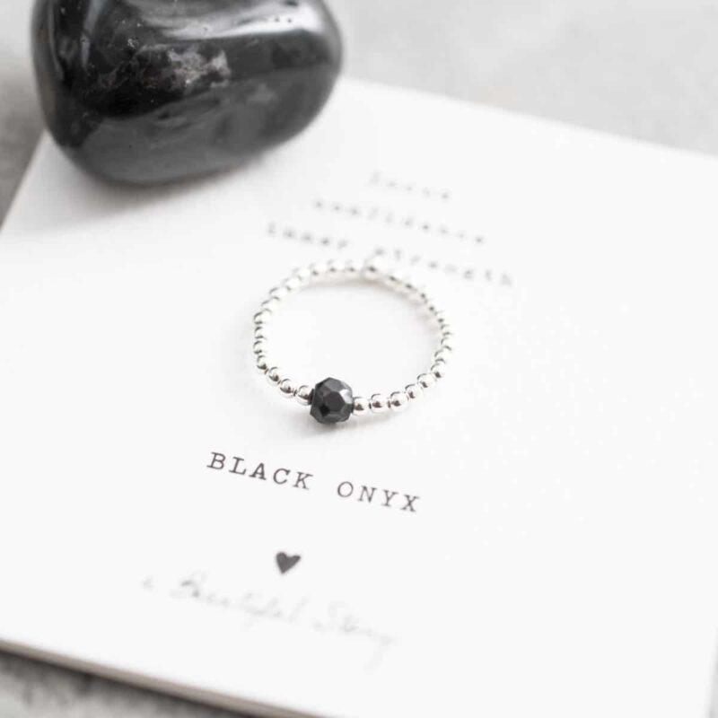 Ring Sparkle Zwarte Onyx - Afbeelding 4