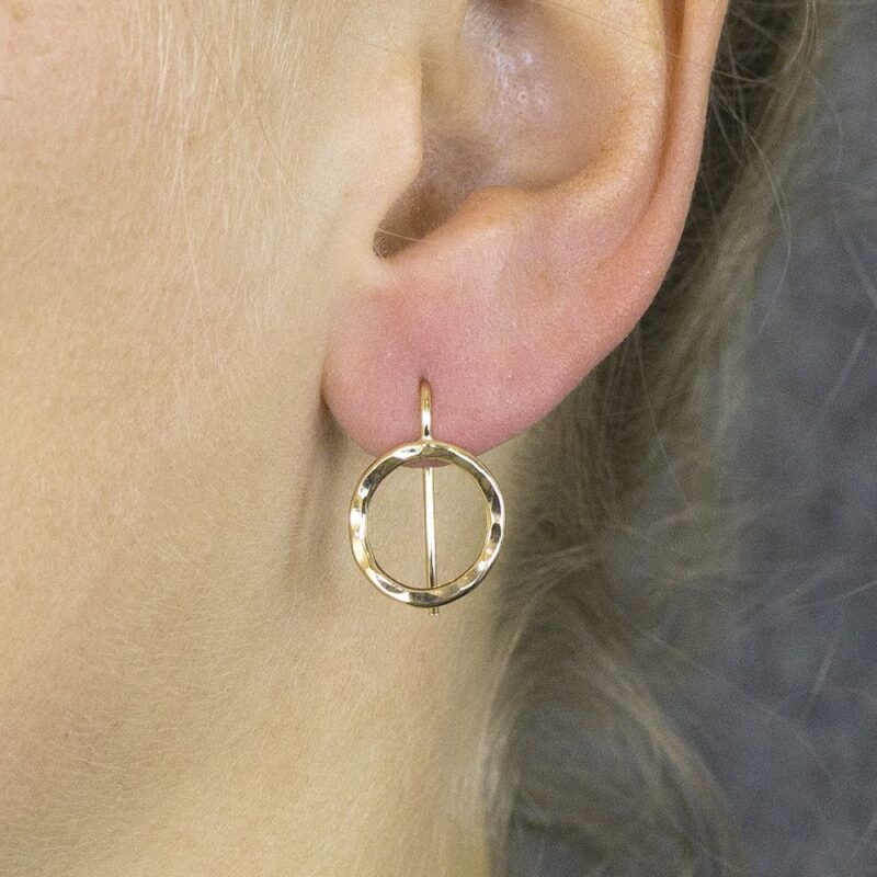 Oorbellen Ring Goldfilled - Afbeelding 2