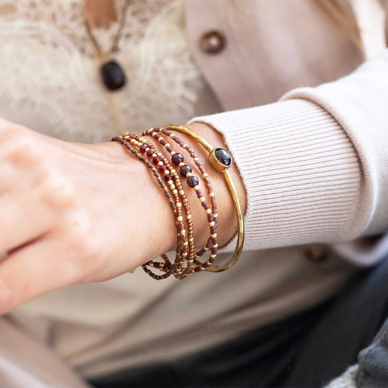 Armband Together Granaat - Afbeelding 3
