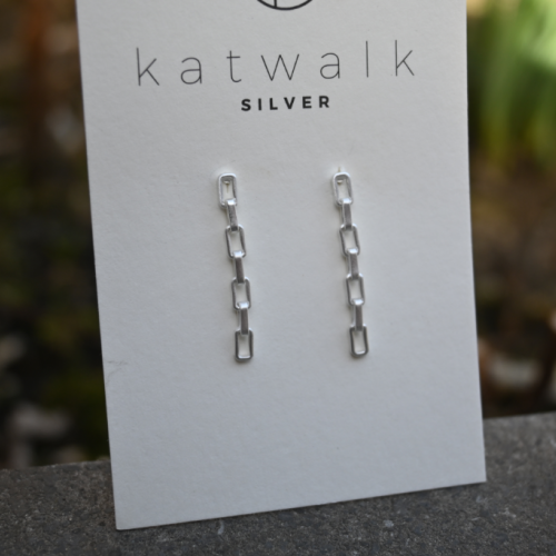 Oorbellen Small Links Silver