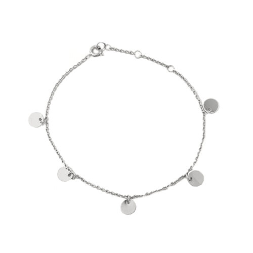 Armband Mini Coins Silver