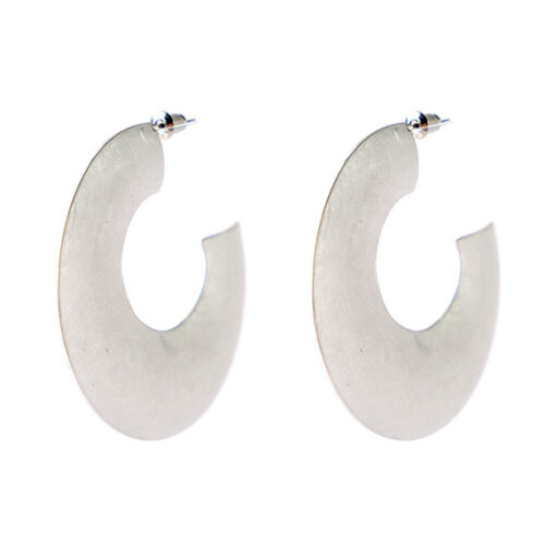 Oorringen Bold Silver