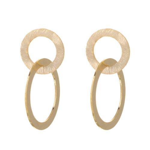 Oorbellen Big Circles Gold