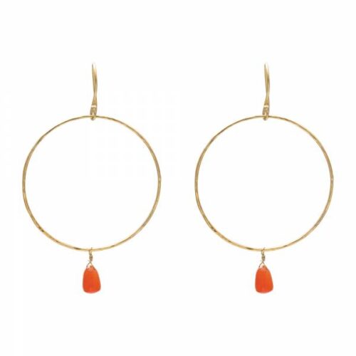 Oorbellen Embrace Carneool