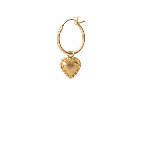 Oorring Hart Verguld