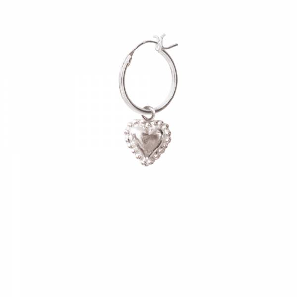 Oorring Hart Zilver
