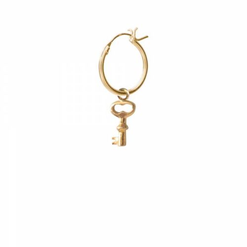 Oorring Sleutel Verguld