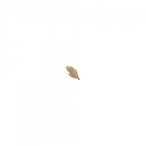 Oorknopje Veer Verguld