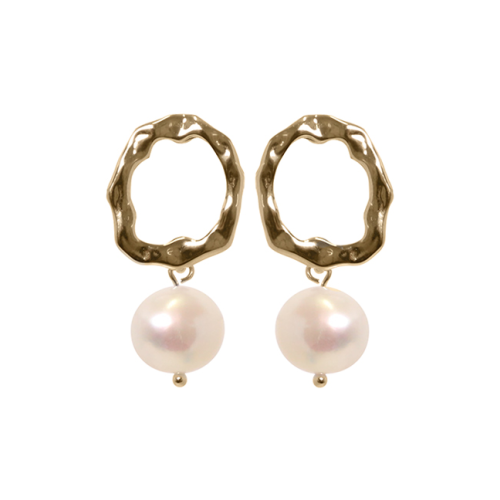 Oorbellen Pearls are Forever Gold