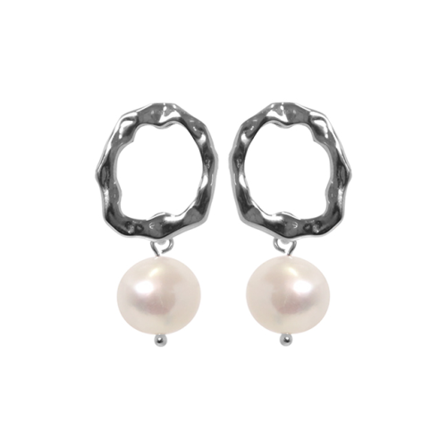 Oorbellen Pearls are Forever Silver
