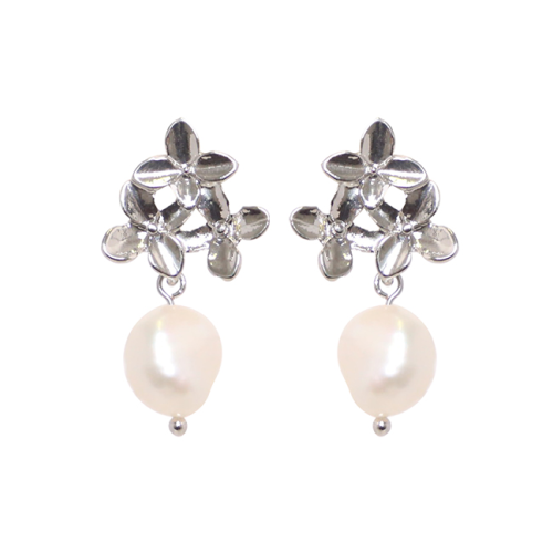 Oorbellen Wild Flowers Silver