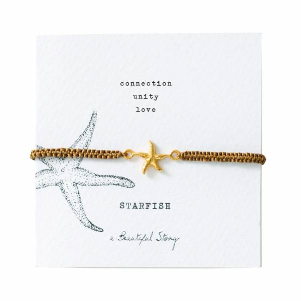 Armband Symbol Starfish Gold