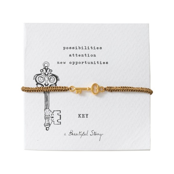 Armband Symbol Key Gold
