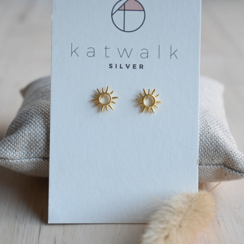 Oorbellen Sunny Side Up Goldplated