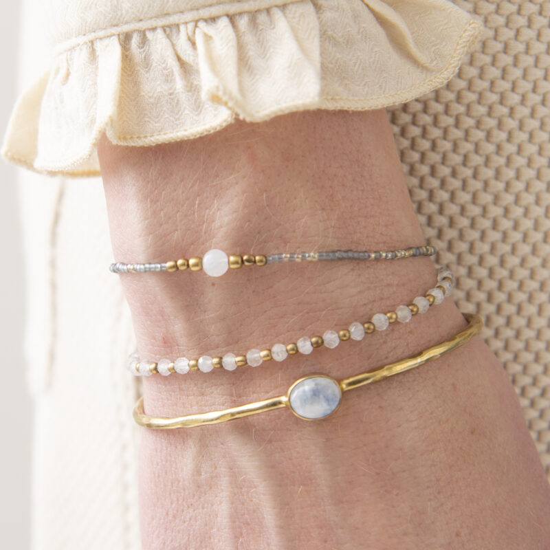 Armband Beautiful Maansteen - Afbeelding 3