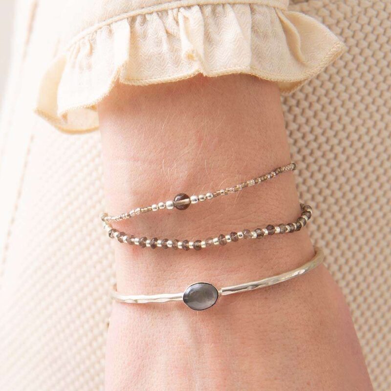 Armband Iris Rookkwarts - Afbeelding 2