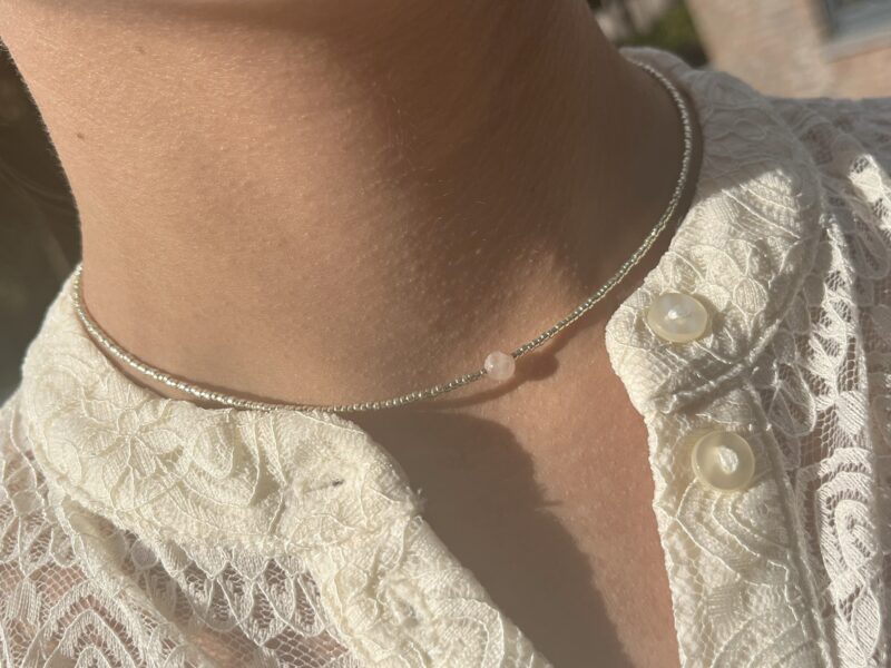 Ketting Flora Rozenkwarts - Afbeelding 4