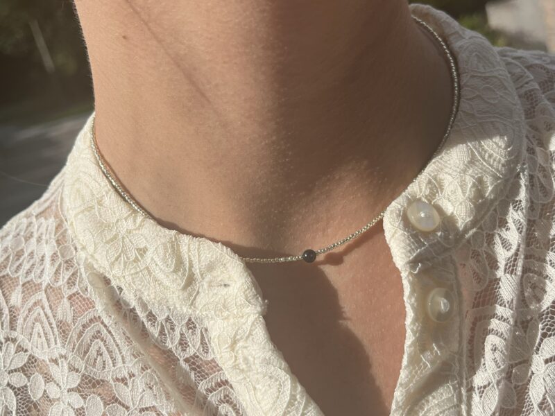 Ketting Flora Zwarte Onyx - Afbeelding 3