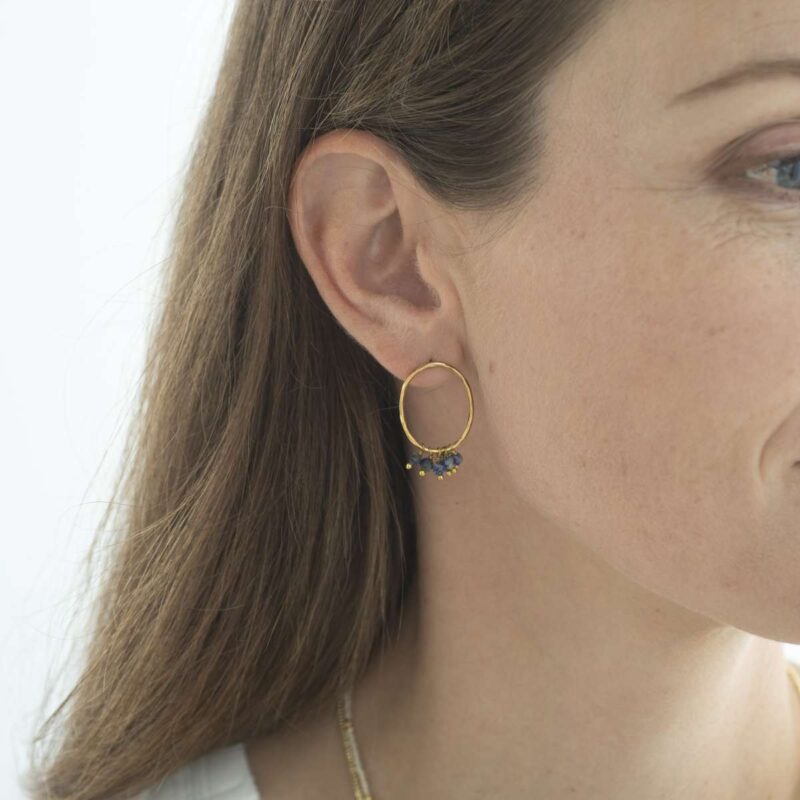 Oorbellen Serenity Lapis Lazuli - Afbeelding 2