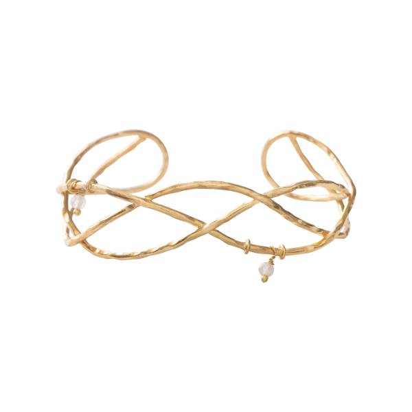 Armband Wave Rozenkwarts