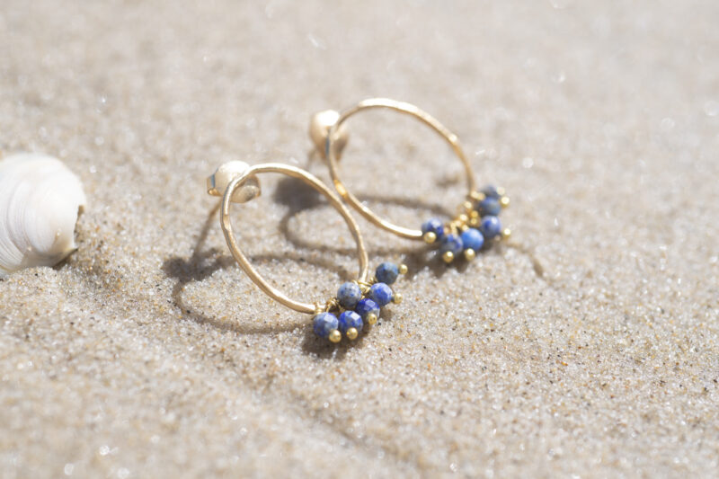 Oorbellen Serenity Lapis Lazuli - Afbeelding 4