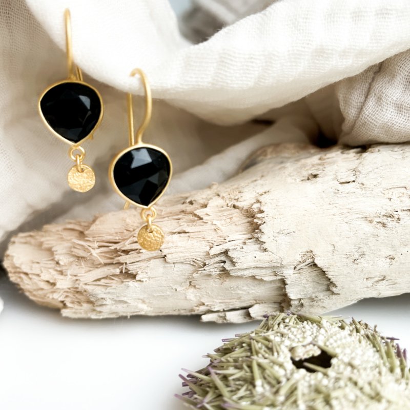 Oorbellen Lois Zwarte Onyx